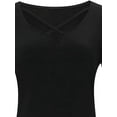 thumbnail image 4 of Plus-Size Women's Short-Sleeved Sexy V-Neck Casual Loose Solid Color top, 4 of 6