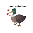 thumbnail image 2 of 1pc Women'S Casual Crew Neck T-Shirt with Seductive Duck Print, Polyester Knit Fabric, Medium Stretch, Animal Pattern, All-Season Comfort Fit, 2 of 6