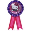 Hello Kitty Party Favor Purple and Pink Ribbon Badge