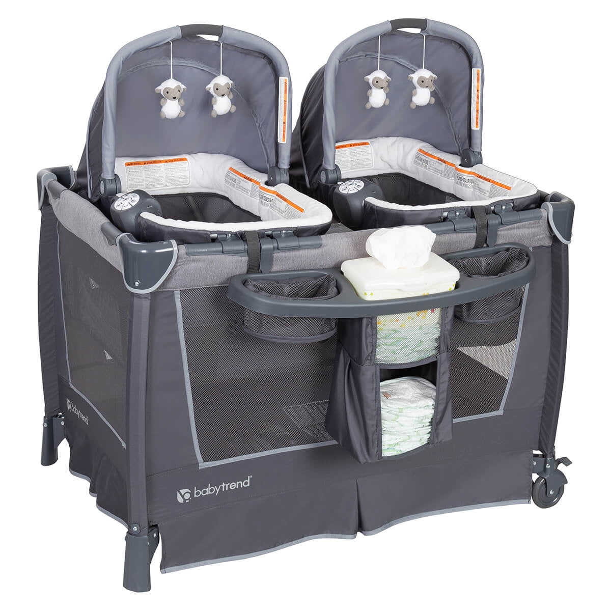 twin bassinet walmart