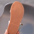 thumbnail image 3 of KaLI_store Toddler Sandals Toddler Girl Open Toe Flat Sandals Summer Casual Dress Shoes,Gold, 3 of 5