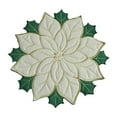 thumbnail image 4 of Mantel Individual Navideño Perfecl Bordado Flores 60cm, 4 of 8