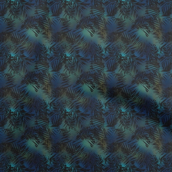 oneOone Cotton Poplin Dark Green Fabric Abstract Sewing Fabric By The Yard Printed Diy Clothing Sewing Supplies 42 Inch Wide