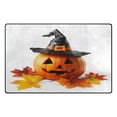 thumbnail image 2 of Non-Slip Area Rug 60"x39" Indoor Washable Floor Mats Carpet Printed for Living Room, Bedroom, Home Decor Halloween Pumpkin with Witch Hat, 2 of 7