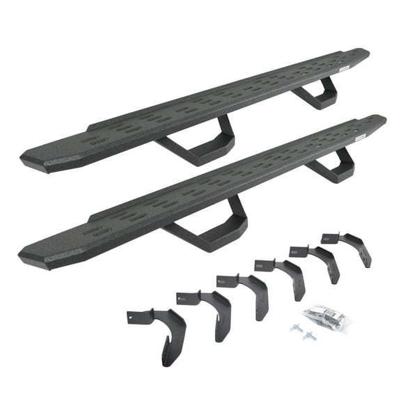 Go Rhino 6961268020T RB30 Running Boards with Mounting Brackets, 2 Pairs Drop Steps Kit For Ford 04-14 F-150 Fits select: 2004-2014 FORD F150
