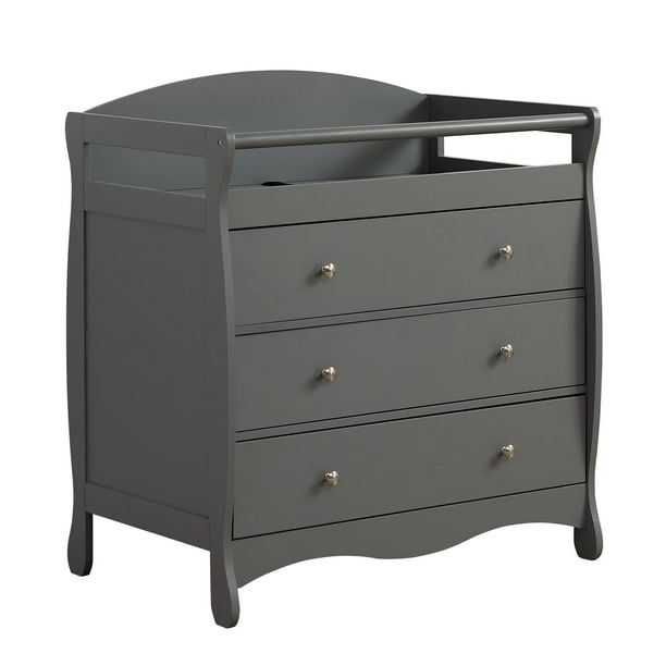 SamyoHome Baby Changing Dresser, 3 Drawers Changing Table Dresser