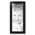 thumbnail image 2 of ArtToFrames 9" x 22" Honors Black with Silver Picture Frame, 9x22 inch Black Wood Poster Frame (WOM-5157),  Pack, 2 of 7