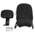 thumbnail image 2 of Asiento trasero de motocicleta, respaldo de asiento de pasajero negro Asiento trasero de pasajero de motocicleta Asiento de pasajero de motocicleta Instalación sin esfuerzo, 2 of 9