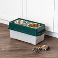 Remington 12lb Airtight Pet Food Container and Elevated Feeder