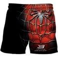 thumbnail image 2 of Marvel Children's Shorts Superhero Spiderman Casual Kids Boy Pants Hulk Captain America Shorts Boys Cartoon Beach Shorts Girl6T Gong Bohan LED, 2 of 2