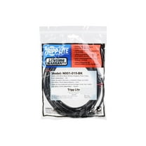 Tripp Lite N001-015-BK 15' CAT-5e Snagless Molded Patch Cable Black