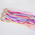 thumbnail image 1 of Wood Ribbon Sensory Toys, Early Inspired Sensory Toys Ribbon Runner Toys Colour Learning Hand Set for Kids Children Toddlers Baoblaze Juguetes de la cinta del arco iris, 1 of 8