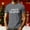 Gray, variant on Mens Merry Christmas Short Sleeve T-Shirt Shirt Classic Fit Crew Neck
