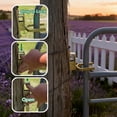thumbnail image 6 of Instant Locking Gate Latch – Heavy-Duty One-Hand Gate Latch for Farm, Ranch & Backyard | Automatic Spring Lock, Rust-Resistant Steel, Easy Install on Wood, Metal & Pipe Gates (1PC), 6 of 7