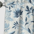 thumbnail image 3 of Designart "Monochromatic Serenity" Floral Blackout Curtain Single Panel, 3 of 4