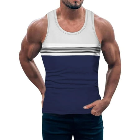 

ASEIDFNSA Long Sleeve Tshirts for Men Short Sleeve Scrub Jackets Men Summer Striped Casual Beach Top Shirt Elegant Sports Sleeveless Beach Shirt Top Loose Tank Top Mens Solid Tank