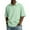 577#Mint Green, variant on Mens Moisture Wicking Polo Shirt Short Sleeve Golf Tennis Athletic Collared Performance Top Beige L