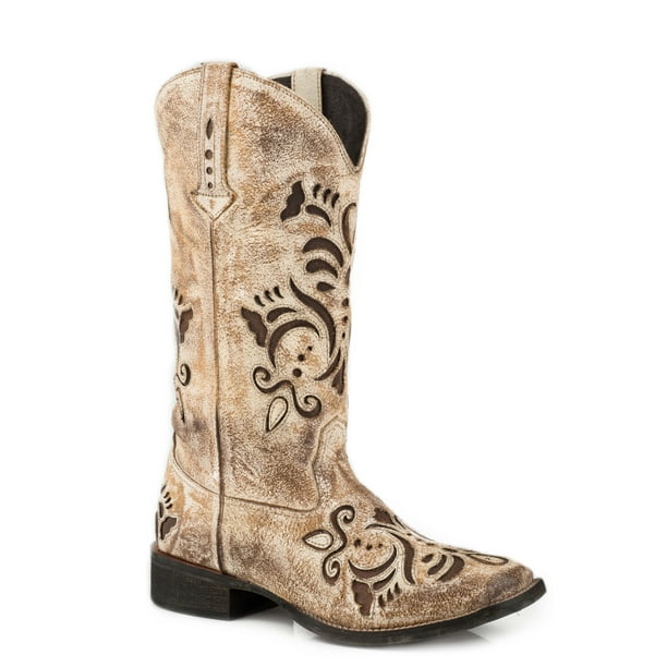 tan roper boots