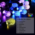 thumbnail image 5 of Cadena Led Solares 30Led Bubble Globe Luces Solares Cadena Impermeable Luces De Hadas Iluminación De Bola De Cristal Para Jardín Patio Banquete De Boda Eigraketly HA045574-02, 5 of 5