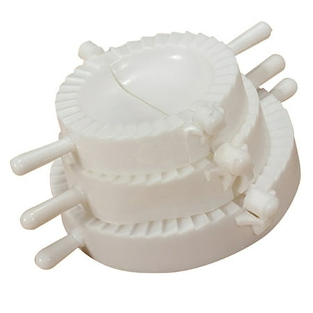 

COOLL 3Pcs/Set Dumpling Clamp Labor-saving Wear Resistant 3 Sizes Good Toughness Dumpling Mold for Kitchen