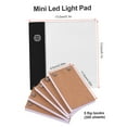 thumbnail image 2 of Lightbox Flip Book Book Kit Con Mini Light LEDBox LightBox Tablet Diseño de Agujeros 300 Hojas Flipbook Tornillos de Unión de Papel para Dibujar la Creación de DiBujos, 2 of 7