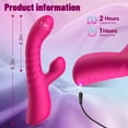 thumbnail image 6 of Vibrators Adult Sex ToysThrusting Rabbit Vibrator Dildo With 3 Telescopic Speeds, 10 Vibration Modes, 10 Suction Modes,Rechargeable Vibrating Dildo Adult Sex Toys For Women & Couple, 6 of 6