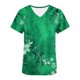 thumbnail image 5 of Karight Womens Scrub Tops V Neck Short Sleeve Nurse Uniforms Work Uniform T-Shirt Short Sleeve Tunic Blouse with Pocket, 5 of 5