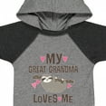 thumbnail image 4 of Inktastic My Great Grandma Loves Me Girls Baby Bodysuit, 4 of 5