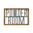 thumbnail image 1 of Cheungs 5767 Demia Handmade Powder Room Wall Mount Signage, Black, 1 of 1