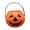 C, variant on CookMate 11cm Halloween Pumpkin Bucket,Medium Portable Jack-O-Lantern Candy Pail with Handle,Trick or Treat Candy Holder for Halloween Party Supplies