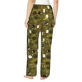 thumbnail image 3 of Goofa Gnomes Playing in the Garden Printed Soft Pajama Pants for Women, Wide Leg Comfy Casual Lounge Yoga Pants-XX-Large, 3 of 9