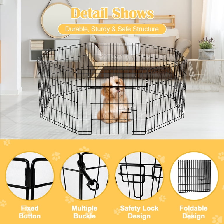 DOMIPET Portable Dog Pet Playpen Tent