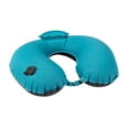thumbnail image 4 of Almohada inflable para acampar, soporte para cabeza y cuello, ligera, portátil, en forma de U. Azul, 4 of 9