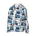 thumbnail image 2 of Haiem Blue Excavator UPF 50+ Fishing Shirts for Men Long Sleeve UV Sun Protection Hoodie Non-Mask Outdoor Hiking Shirts, 2 of 8