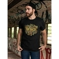 thumbnail image 2 of Africa Hand Lettering Graphic T-Shirt Men -Image by Shutterstock, Male x-Large, 2 of 4