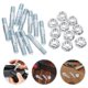 thumbnail image 2 of BRIGHTFUFU 10 juegos de tornillos de reparación integral para motosierra, tornillos de repuesto metálicos para la herramienta de montaje y mantenimiento de la barra de cadena (M8), 2 of 7