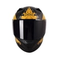 thumbnail image 2 of Casco Roda Course Negro Dorado Mate Cerrado Svs DOT, 2 of 4