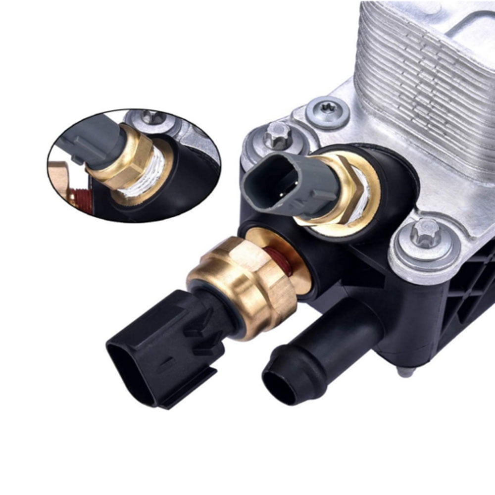 Timilge Oil Cooler Filter Adapter Housing 5184294AE & Intake Seals for 2011-2013 Chrysler Town & Country with 3.6L V6 Engine