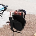 thumbnail image 1 of COMPUKAS Adjustable Black Oxford Cloth Accordion Bag Padded Backpack for Musical Instrument Storage, 1 of 8