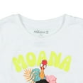 thumbnail image 3 of Disney Moana 2 Girls' T-Shirt Hei Hei and Pua Floral Design Kids Tee, 3 of 4