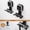 Black, Square, variant on Razor Holder for Shower 2 Pack, Powerful Suction Cup Shower Hooks for Towel, Loofah, Razor, Squeegee, Damage-Free Wall Hooks, Shaver Holder for Bathroom, Easy to Install and Reuse, White