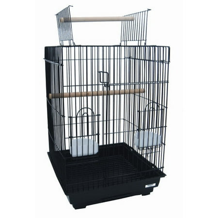 YML Open Top Small Parrot Bird Cage with Stand