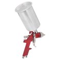 thumbnail image 4 of Pistola pulverizadora de aire, atomización fina, aleación de aluminio, ligera, modos de presión ajustable, pulverizador de pintura de aire de 600 ml, 4 of 14