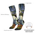 thumbnail image 5 of Bingfone Compression Socks for Women and Men Long Socks for Running Athletic Cycling Nurse-Sunflower Field Spotted Dog, 5 of 8
