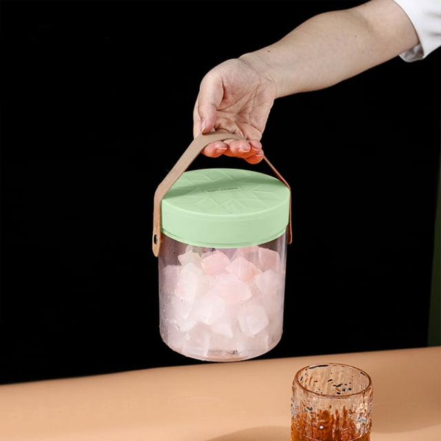 Sentmoon Prime Deals Ice Bucket With Ice Tray, Portable Transparent Basket, Ice Bucket For Fruit Storage, For Fruit And Drinking Todays Deals Clearance Sales
