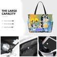 thumbnail image 2 of Lsque Bluey Beach Travel Bag - Water-Resistant, Large Capacity Lightweight Tote with 7 Pockets for Women and Men - Perfect for Beach, Pool, Gym, and Travel, 2 of 6