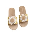 thumbnail image 2 of Women's Slide Sandals Open Toe Slip-on Beach Breathable Flat Sandals Casual Slippers Sandals Summer Cute Dressy Beach Slip on Sandals Platform Sandals, 2 of 7