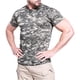 thumbnail image 1 of Camiseta de Camuflaje de los Hombres, Ligero de Verano Transpirable Ajustado Cuello Redondo de Manga Corta para Senderismo Y Deporte, Upf 50 + Tee, 1 of 2