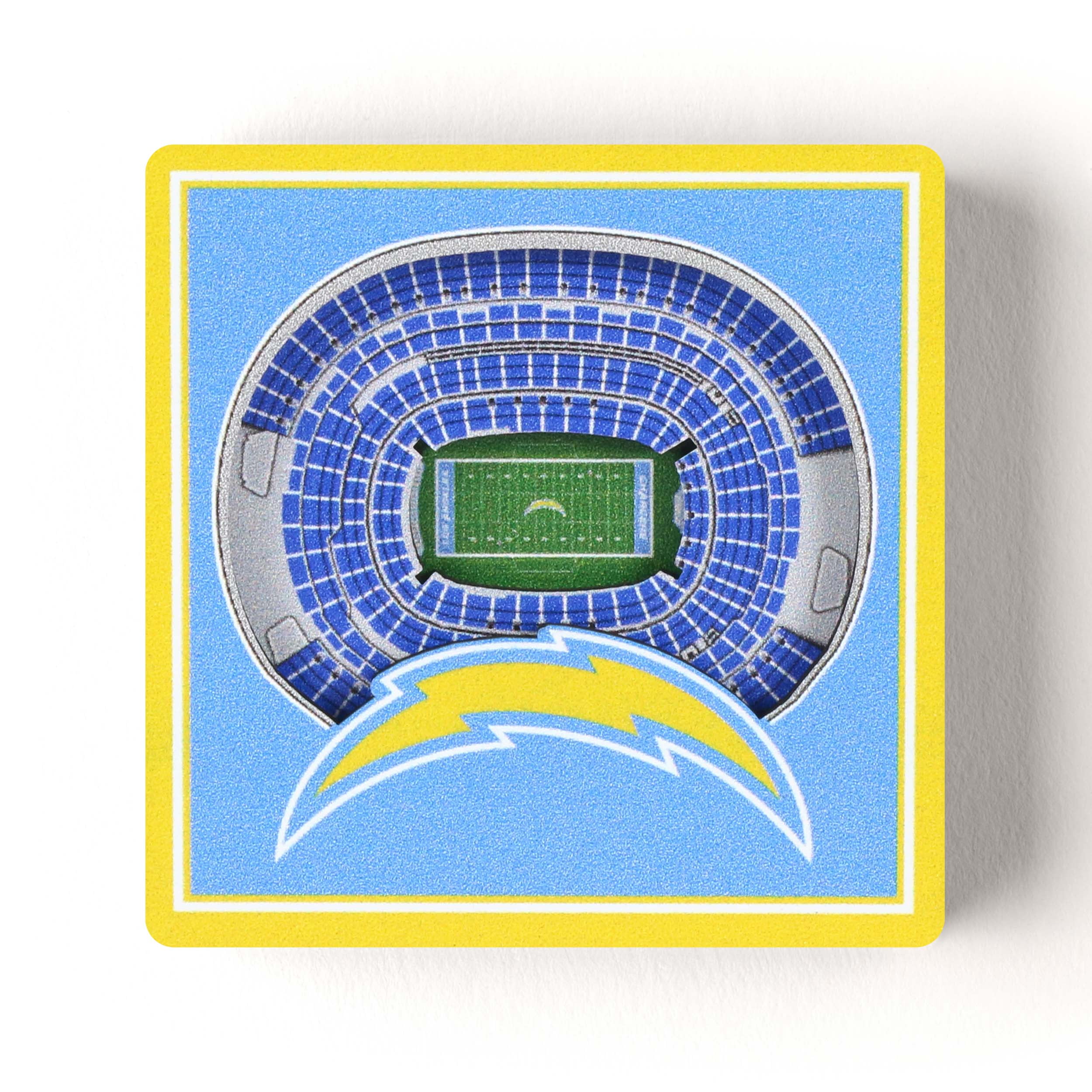 YouTheFan NFL Los Angeles Chargers 3D StadiumView Magnet