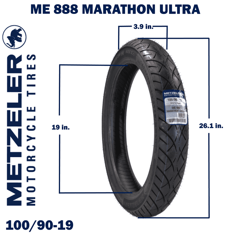 Metzeler ME 888 Marathon Ultra Front 100/90-19 57H Motorcycle Tire